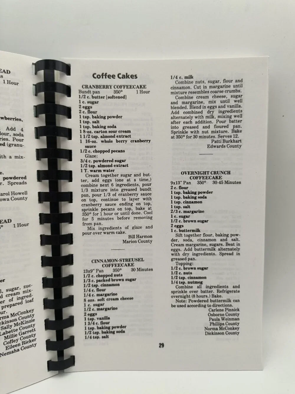 Kansas Cooks National NASCOE Conference FSA Cookbook 1995